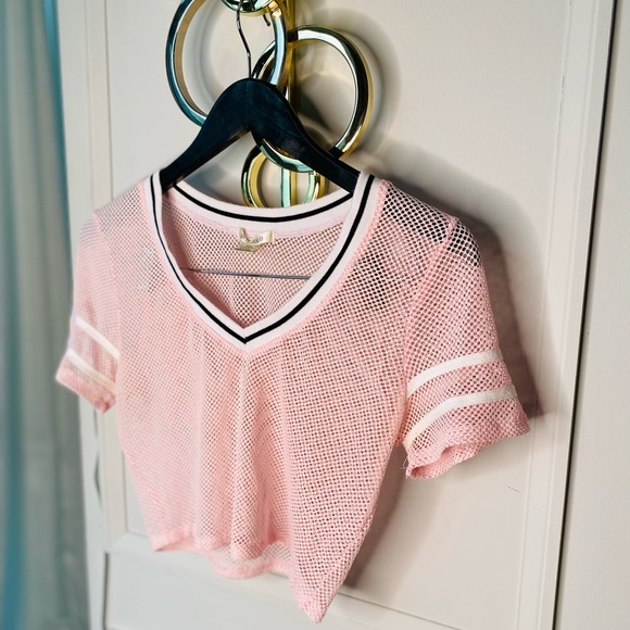 MESH SUMMER CROP TOP - Picture 2 of 2